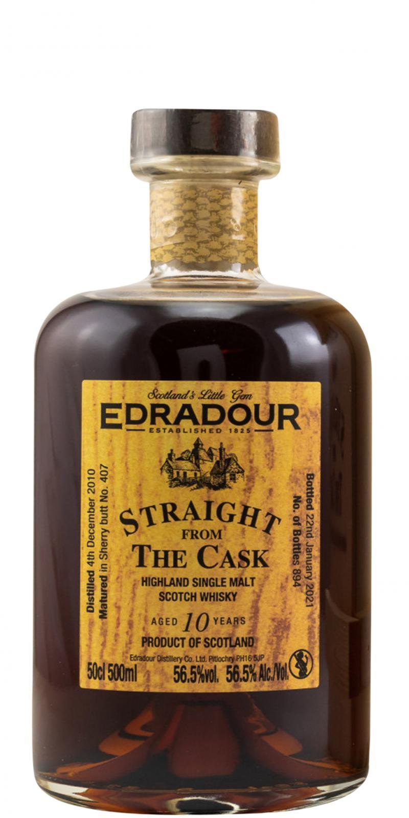 Edradour 2010  Straight from the Cask
