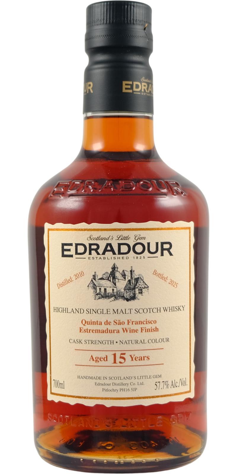 Edradour 2010  Quinta de São Francisco Estremadura Wine Finish