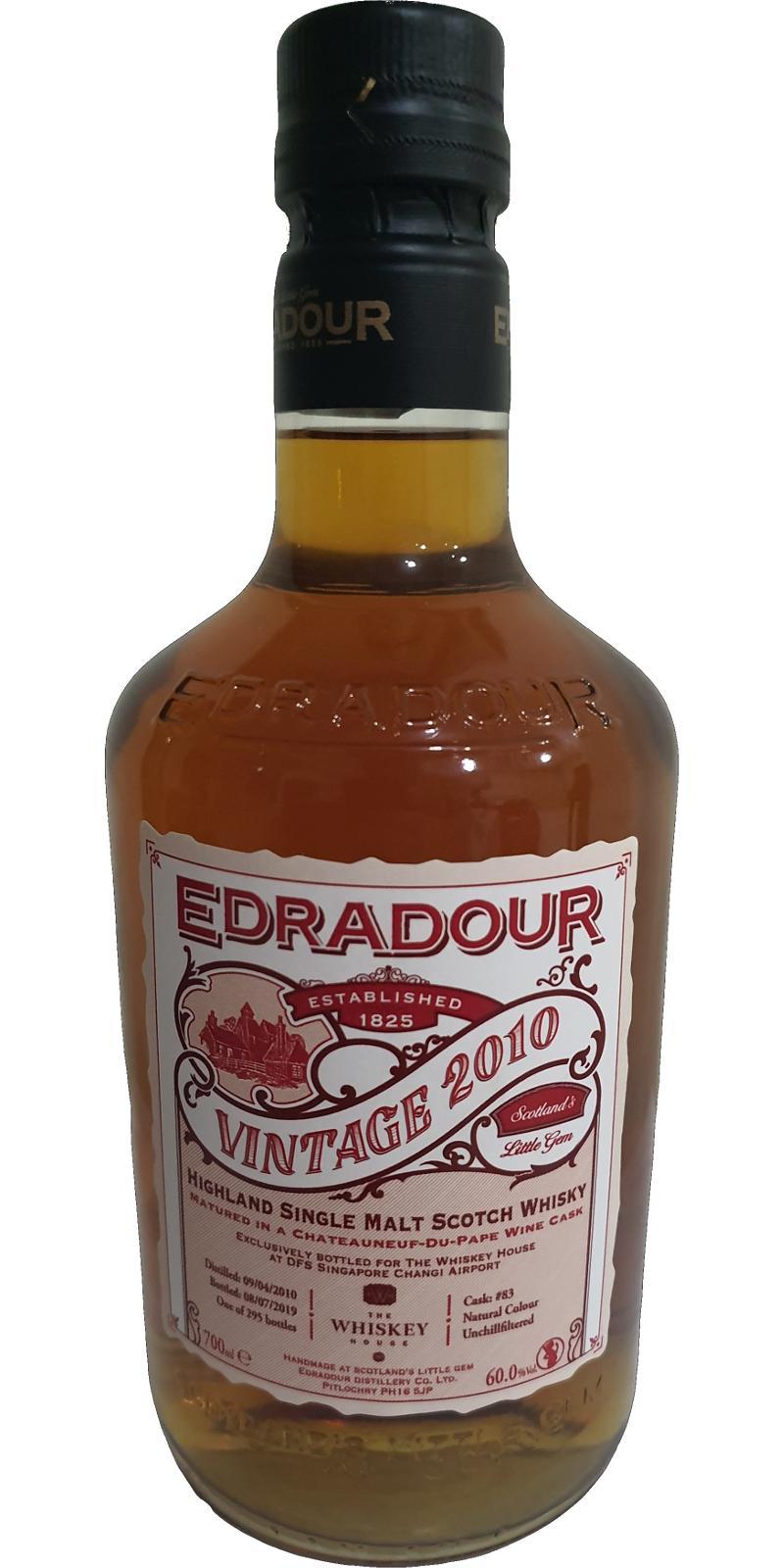 Edradour 2010 Vintage  Châteauneuf-du-Pape Cask Matured