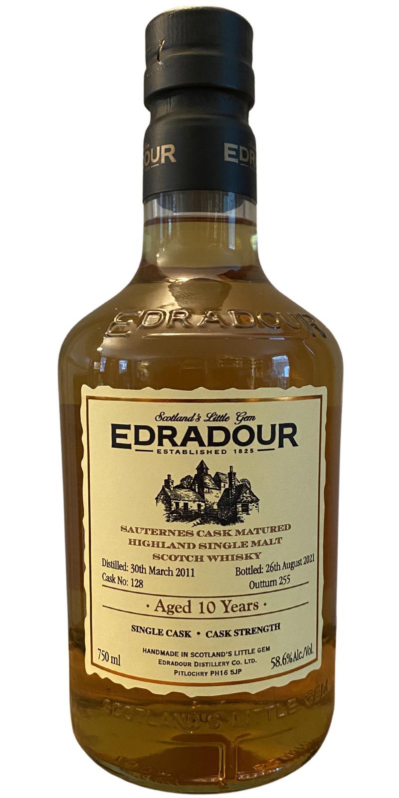 Edradour 2011  Sauternes Cask Matured