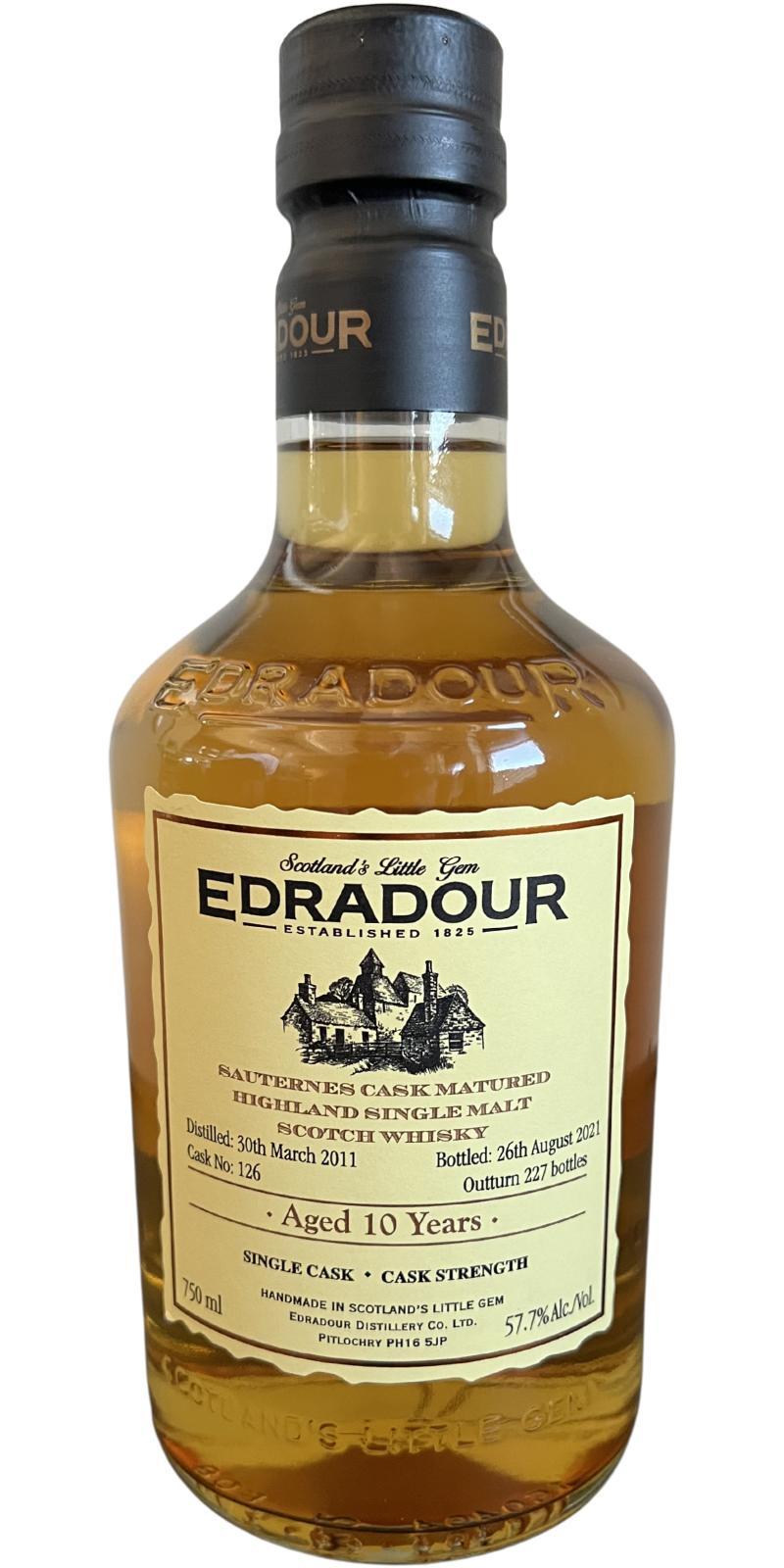 Edradour 2011  Sauternes Cask Matured