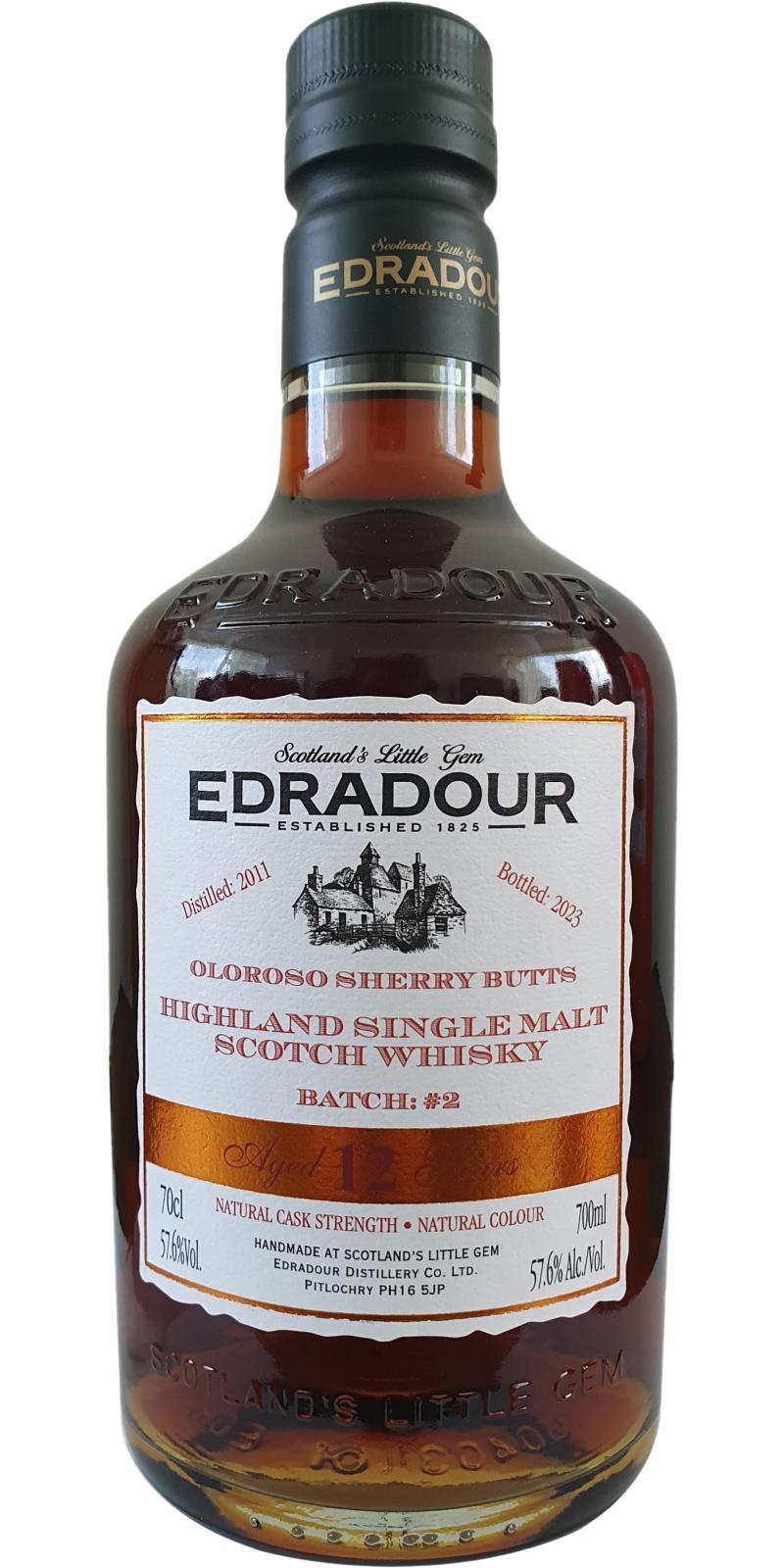 Edradour 2011  Oloroso Sherry Butts