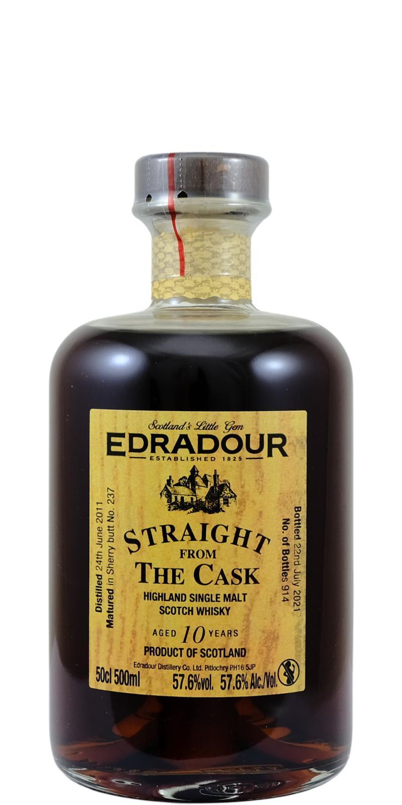 Edradour 2011  Straight From The Cask - Sherry Cask Matured