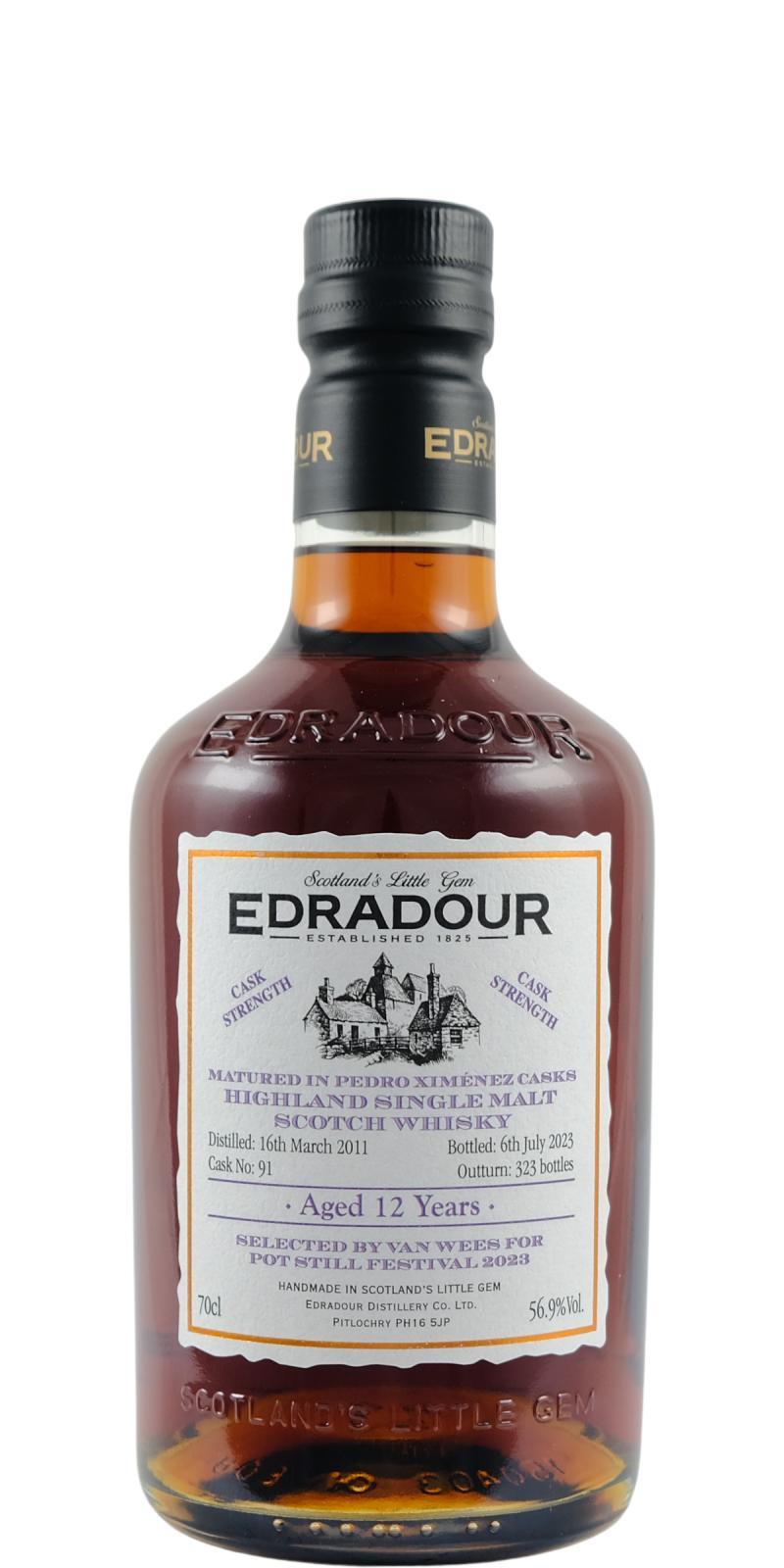 Edradour 2011  Pedro Ximenez Sherry Cask Matured