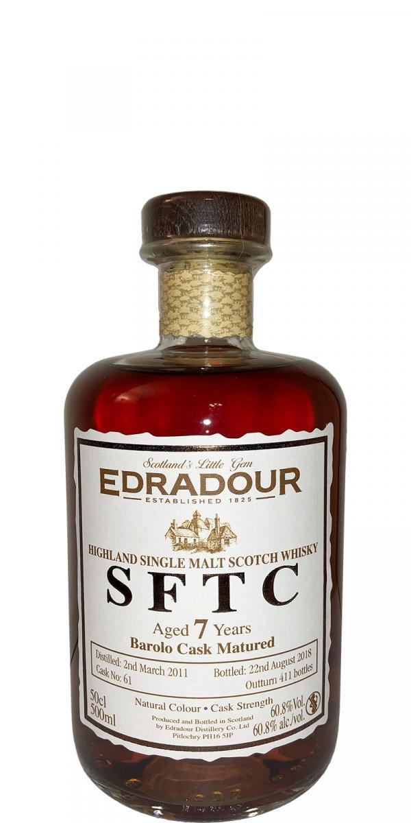 Edradour 2011  SFTC - Barolo Cask Matured