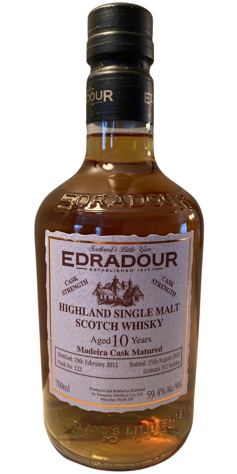 Edradour 2012  Madeira Cask Matured