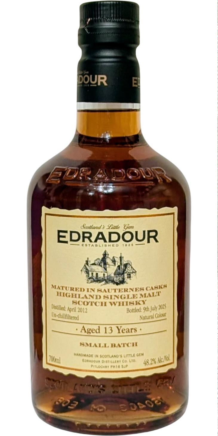 Edradour 2012  Sauternes Cask Matured - Small Batch