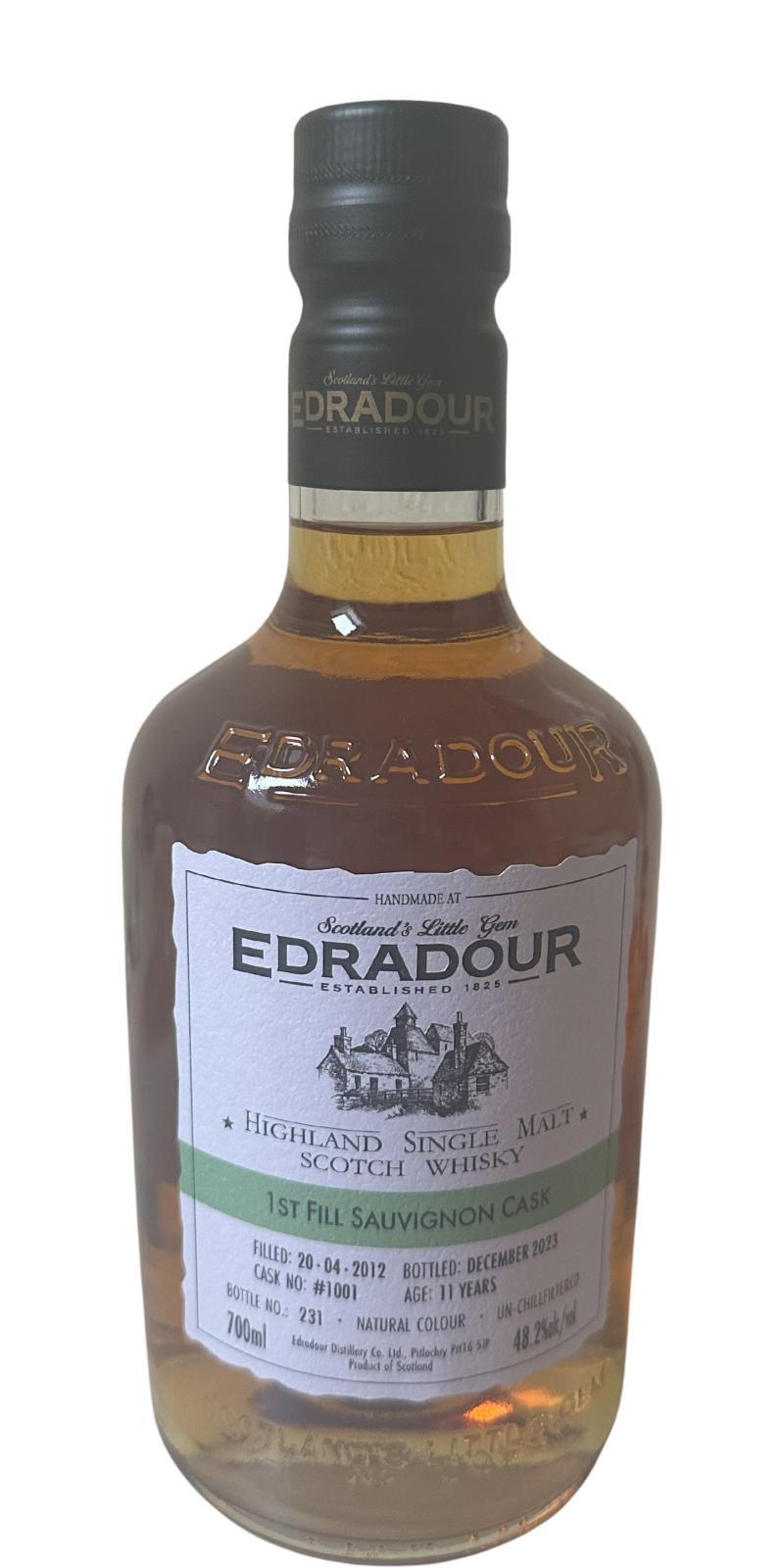 Edradour 2012  1st Fill Sauvignon Cask