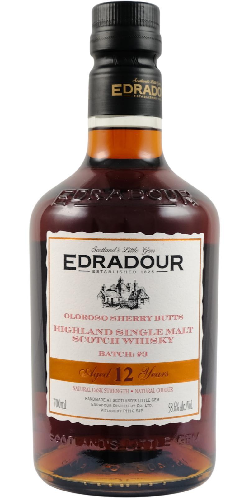 Edradour 2012  Oloroso Sherry Butts