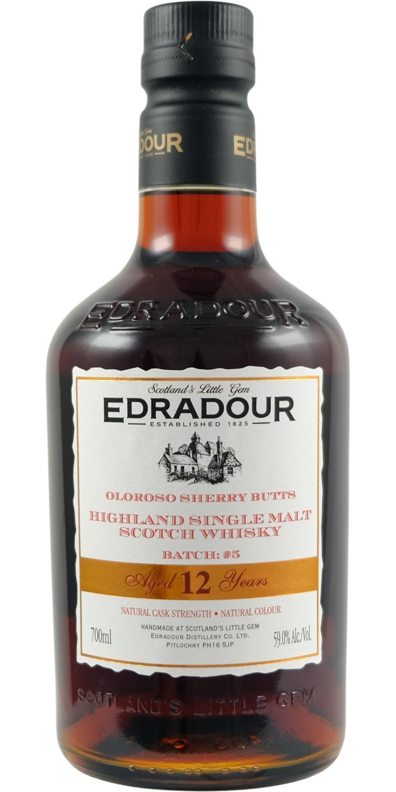 Edradour 2012  Oloroso Sherry Butts