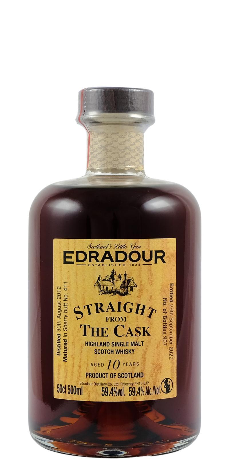 Edradour 2012  Straight From The Cask - Sherry Cask Matured