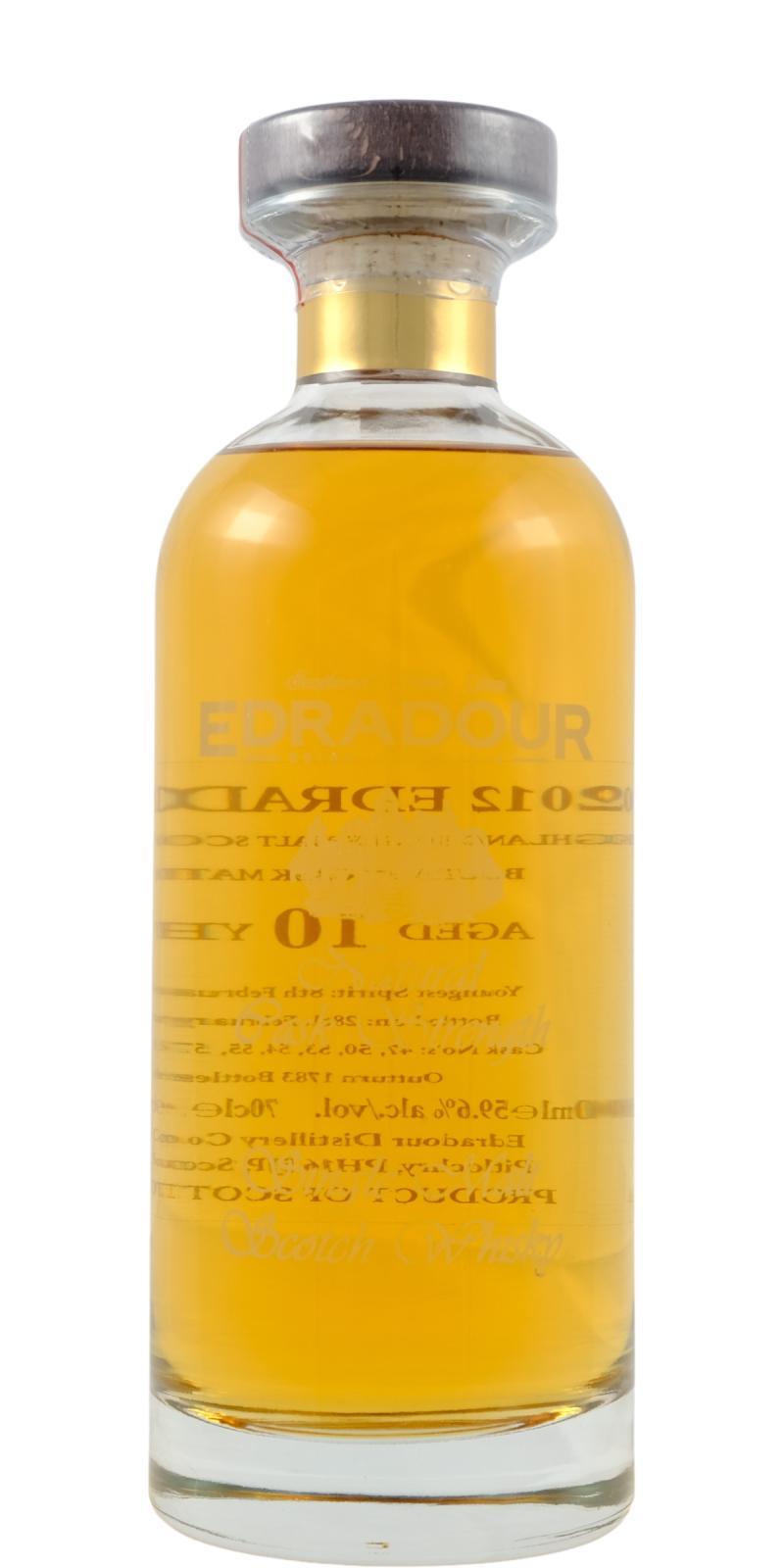 Edradour 2012  Natural Cask Strength