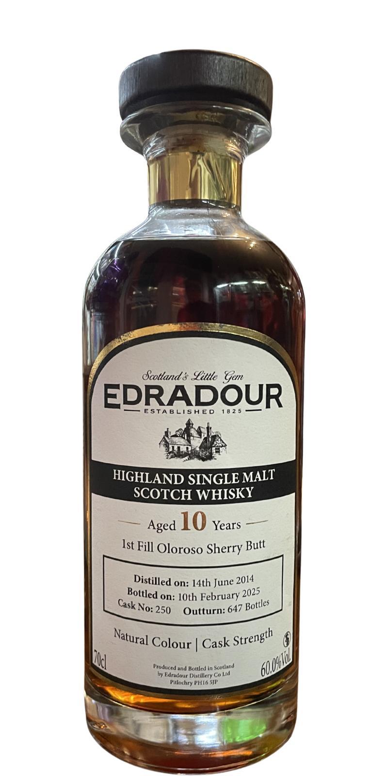 Edradour 2014  Natural Colour | Cask Strength