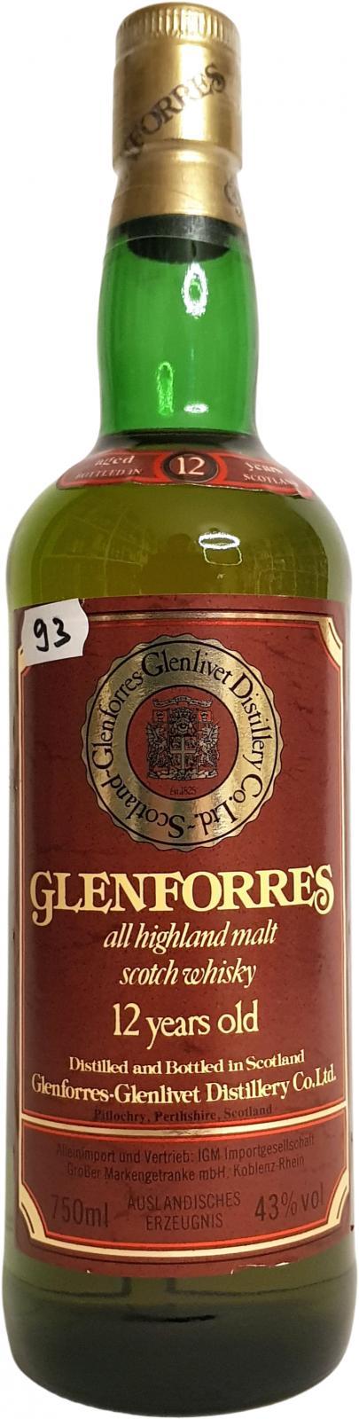 Glenforres 12-year-old  All Highland Malt