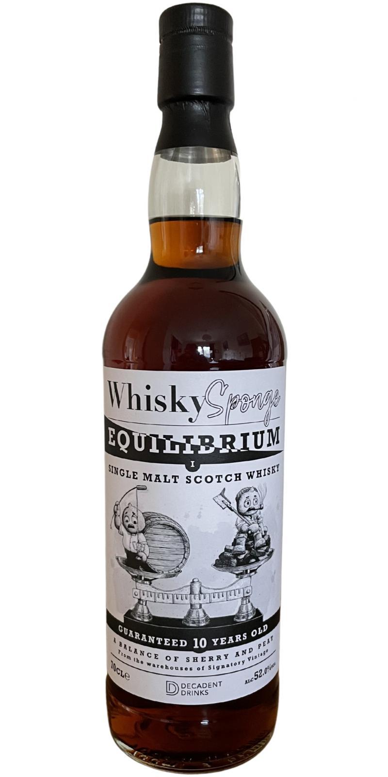 Edradour 10-year-old DeDr  Whisky Sponge - Equilibrium I