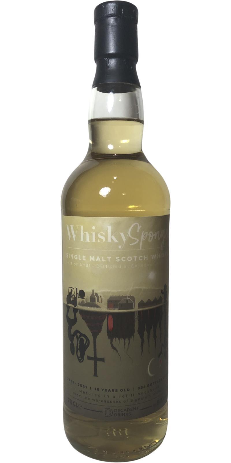 Edradour 2003 DeDr  Whisky Sponge