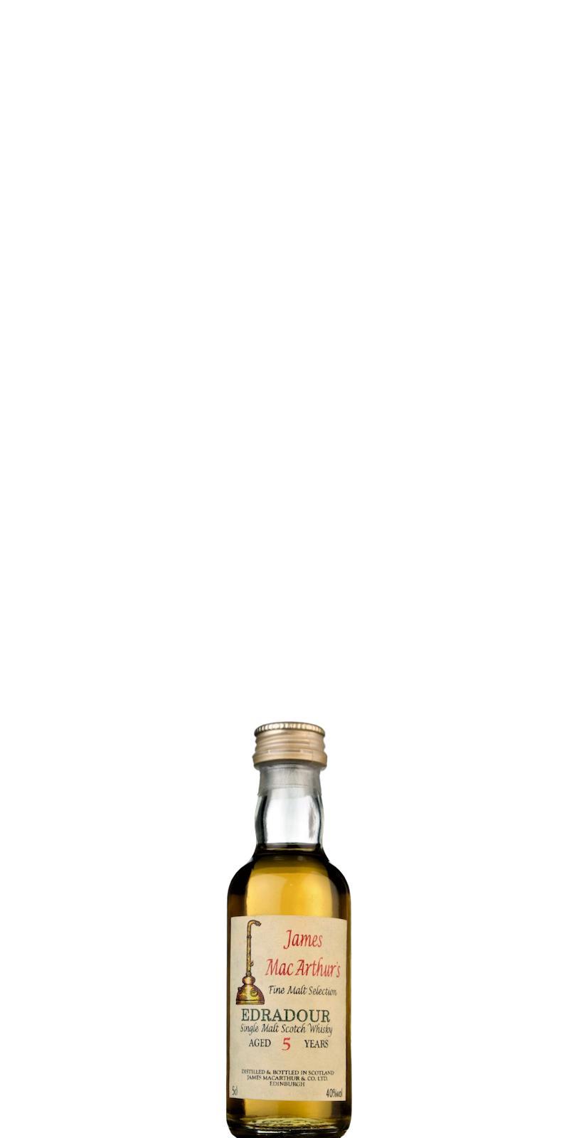 Edradour 05-year-old JM  Fine Malt Selection - Miniature