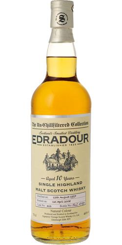 Edradour 1997 SV  The Un-Chillfiltered Collection
