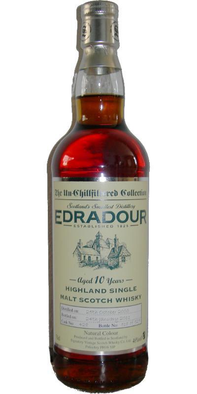 Edradour 2000 SV  The Un-Chillfiltered Collection