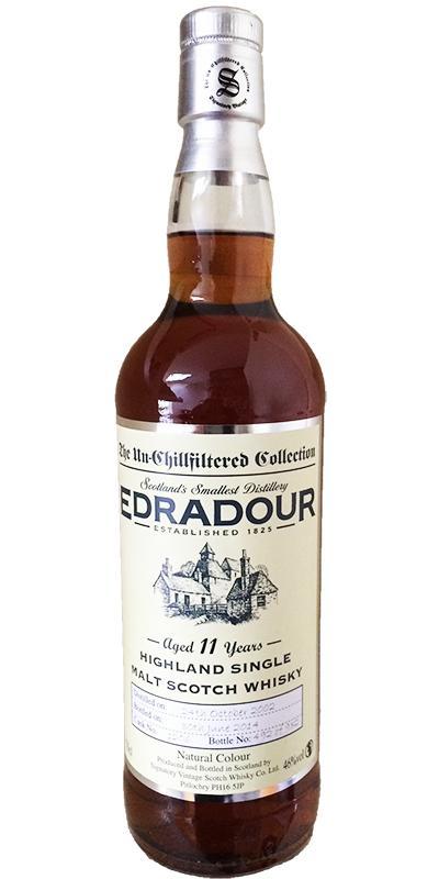 Edradour 2002 SV  The Un-Chillfiltered Collection