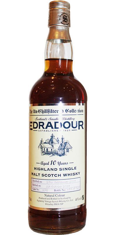 Edradour 2004 SV  The Un-Chillfiltered Collection