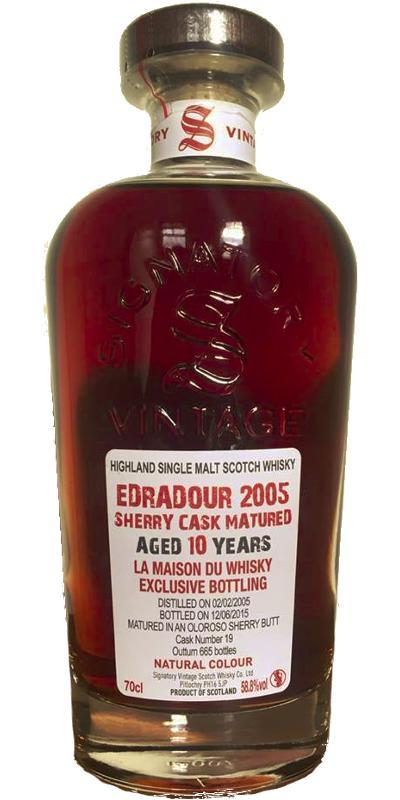 Edradour 2005 SV  Cask Strength Collection