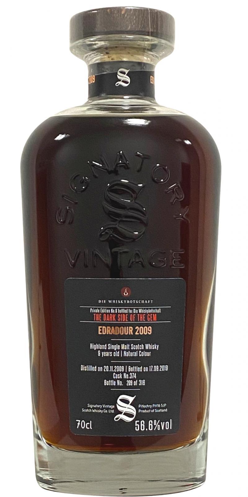 Edradour 2009 SV  Cask Strength Collection