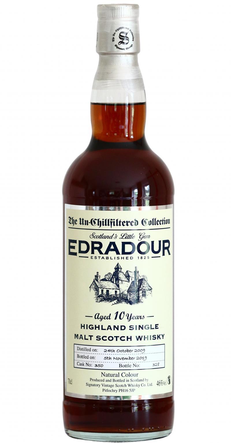Edradour 2009 SV  The Un-Chillfiltered Collection