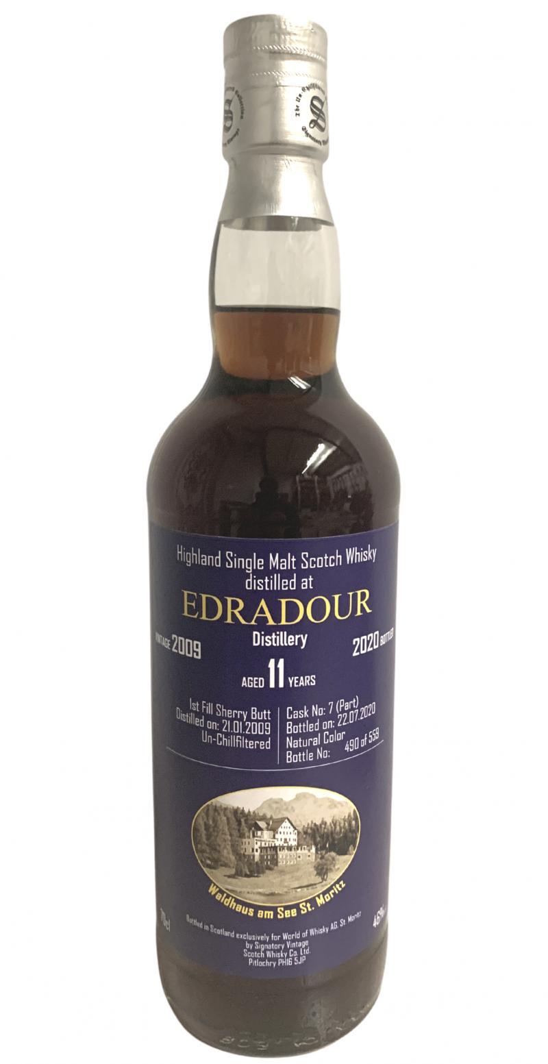 Edradour 2009 SV  Waldhaus am See St. Moritz