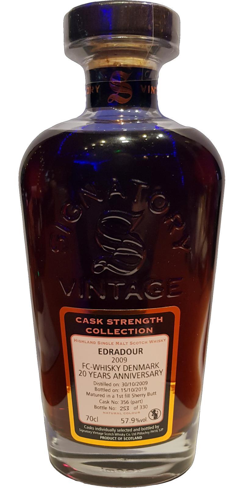 Edradour 2009 SV  Cask Strength Collection