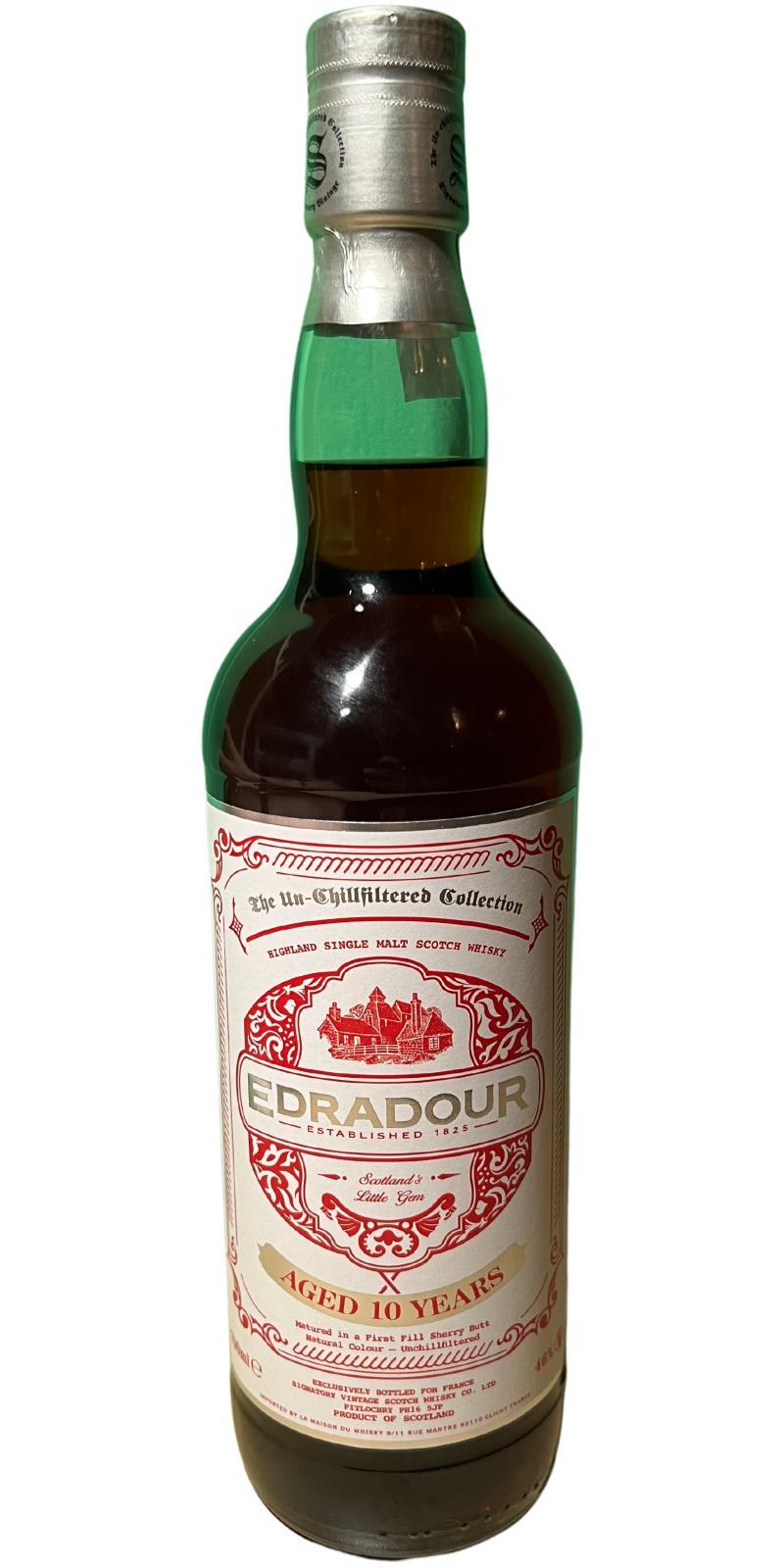 Edradour 2010 SV  The Un-Chillfiltered Collection - LMDW