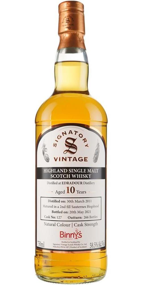 Edradour 2011 SV  Natural Colour | Cask Strength