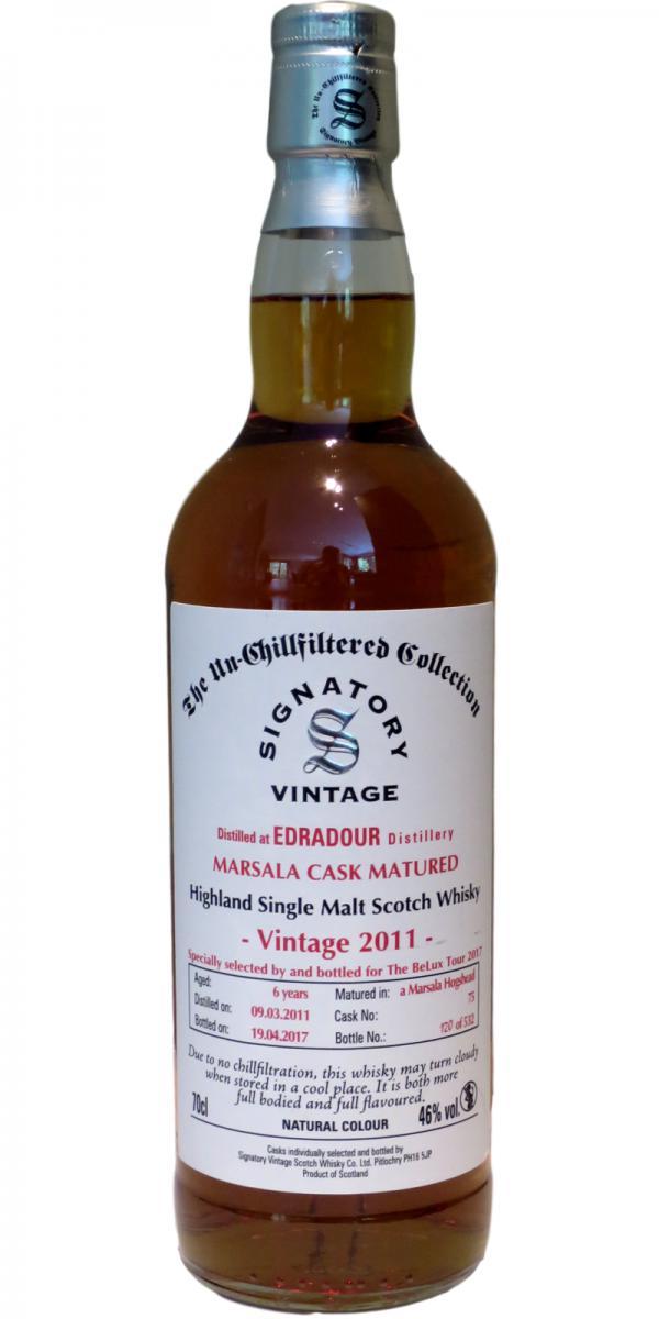 Edradour 2011 SV  The Un-Chillfiltered Collection