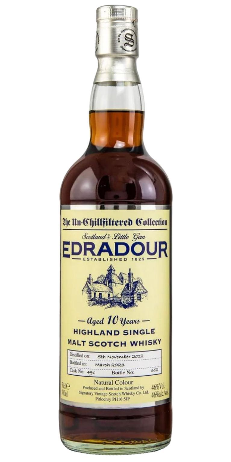 Edradour 2012 SV  The Un-Chillfiltered Collection
