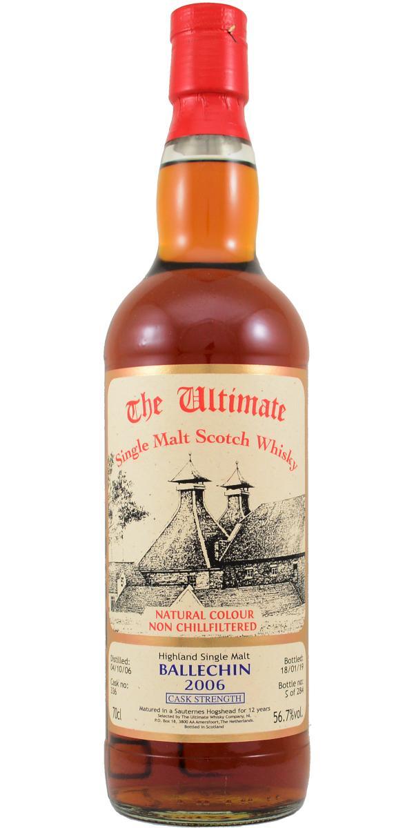 Ballechin 2006 vW  The Ultimate - Cask Strength