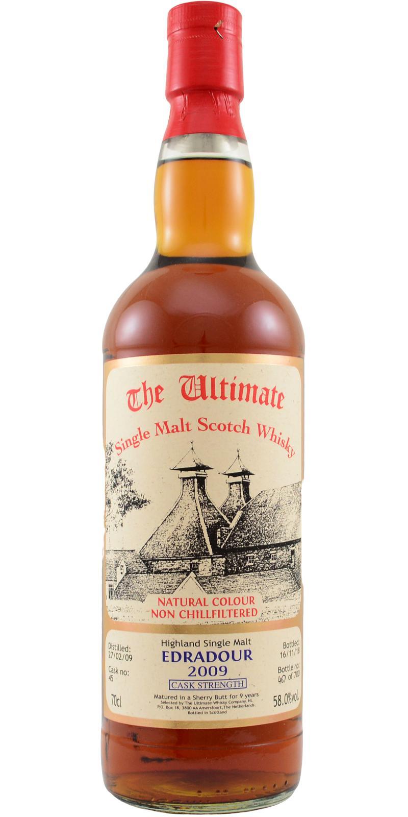 Edradour 2009 vW  The Ultimate - Cask Strength