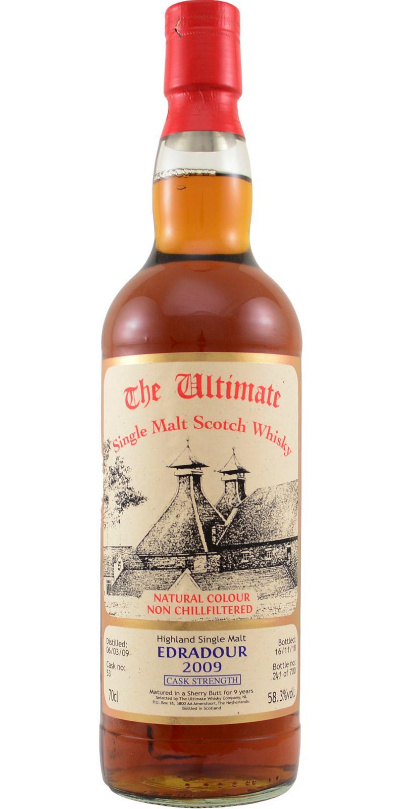 Edradour 2009 vW  The Ultimate - Cask Strength