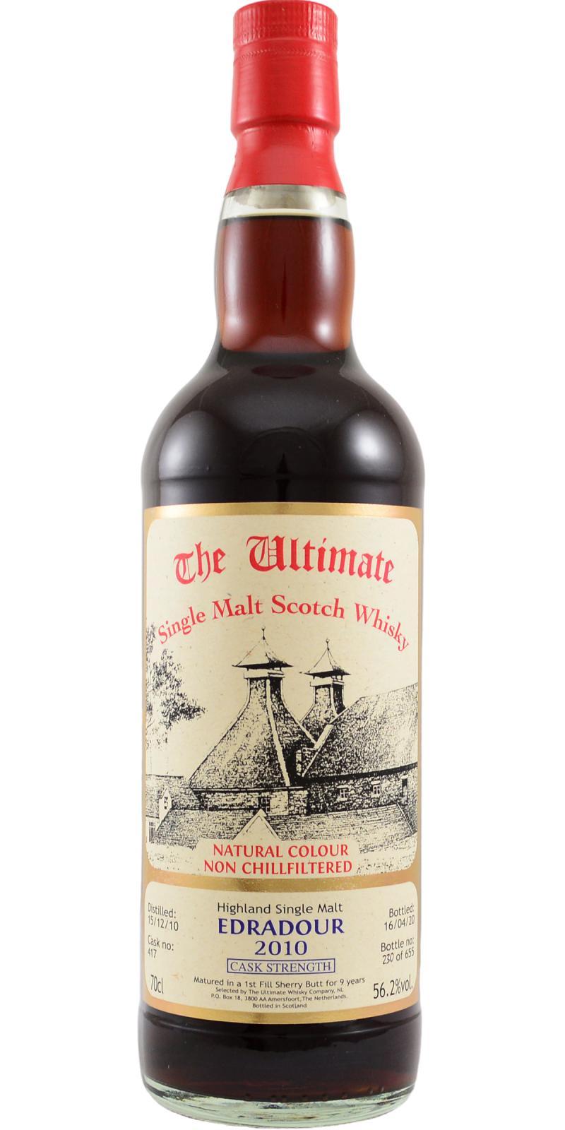 Edradour 2010 vW  The Ultimate - Cask Strength