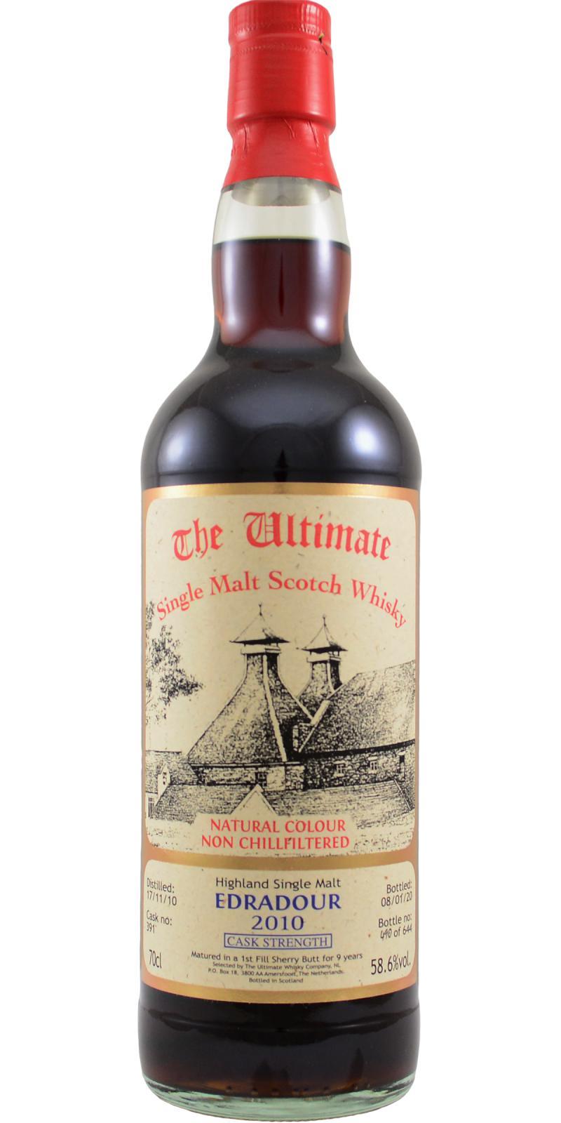 Edradour 2010 vW  The Ultimate - Cask Strength