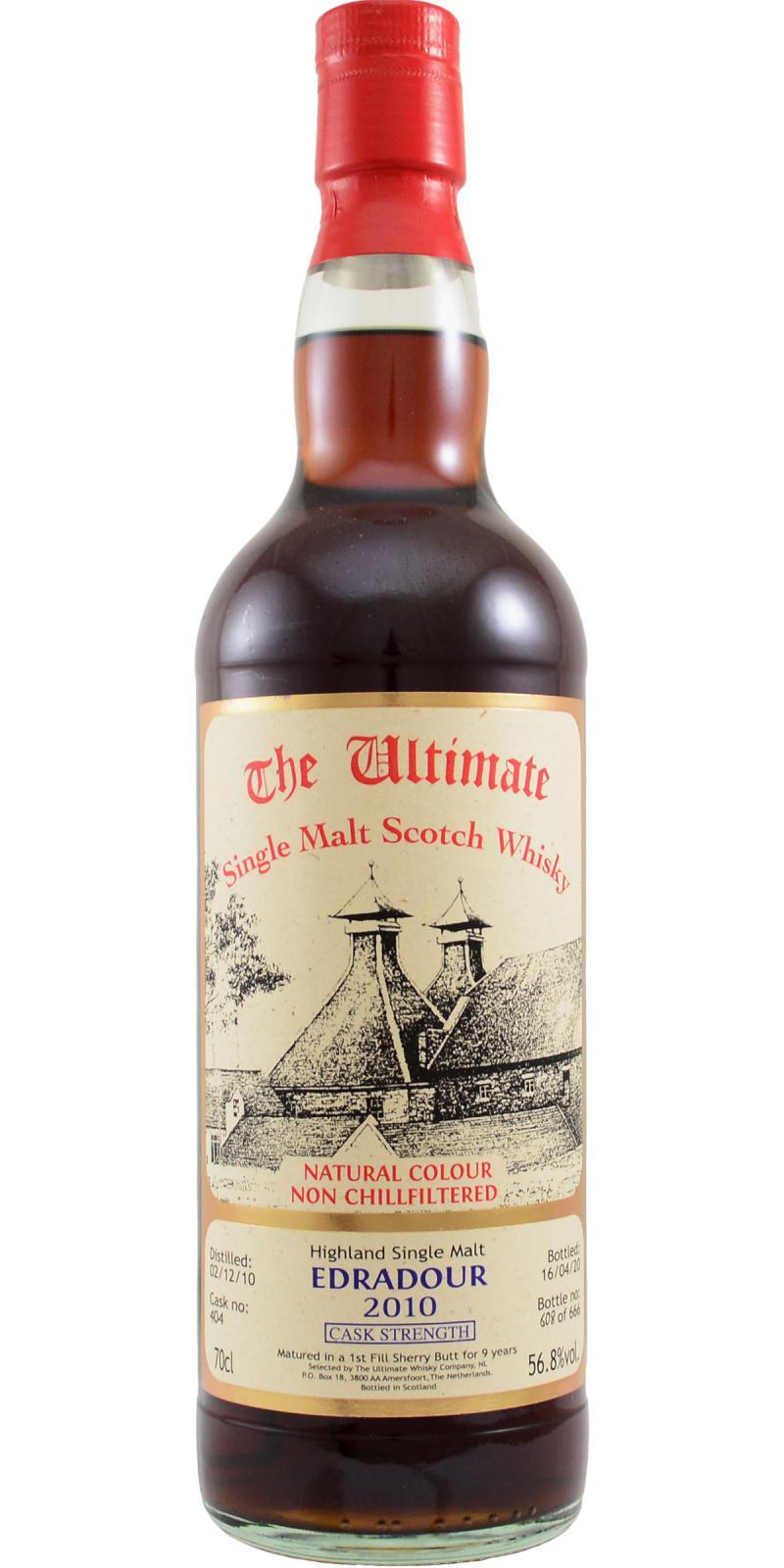 Edradour 2010 vW  The Ultimate - Cask Strength