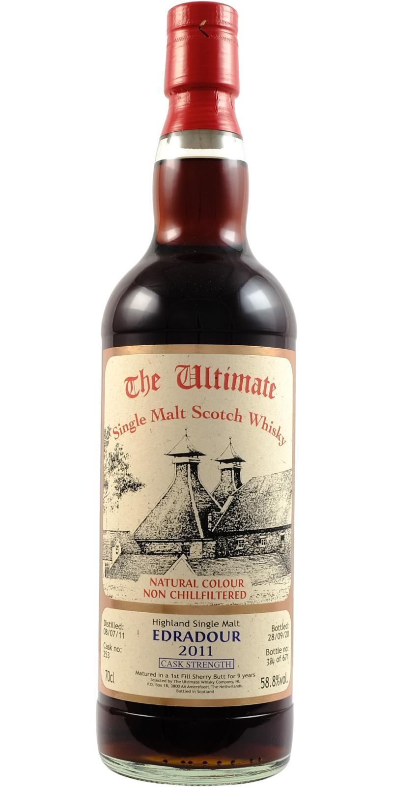 Edradour 2011 vW  The Ultimate - Cask Strength