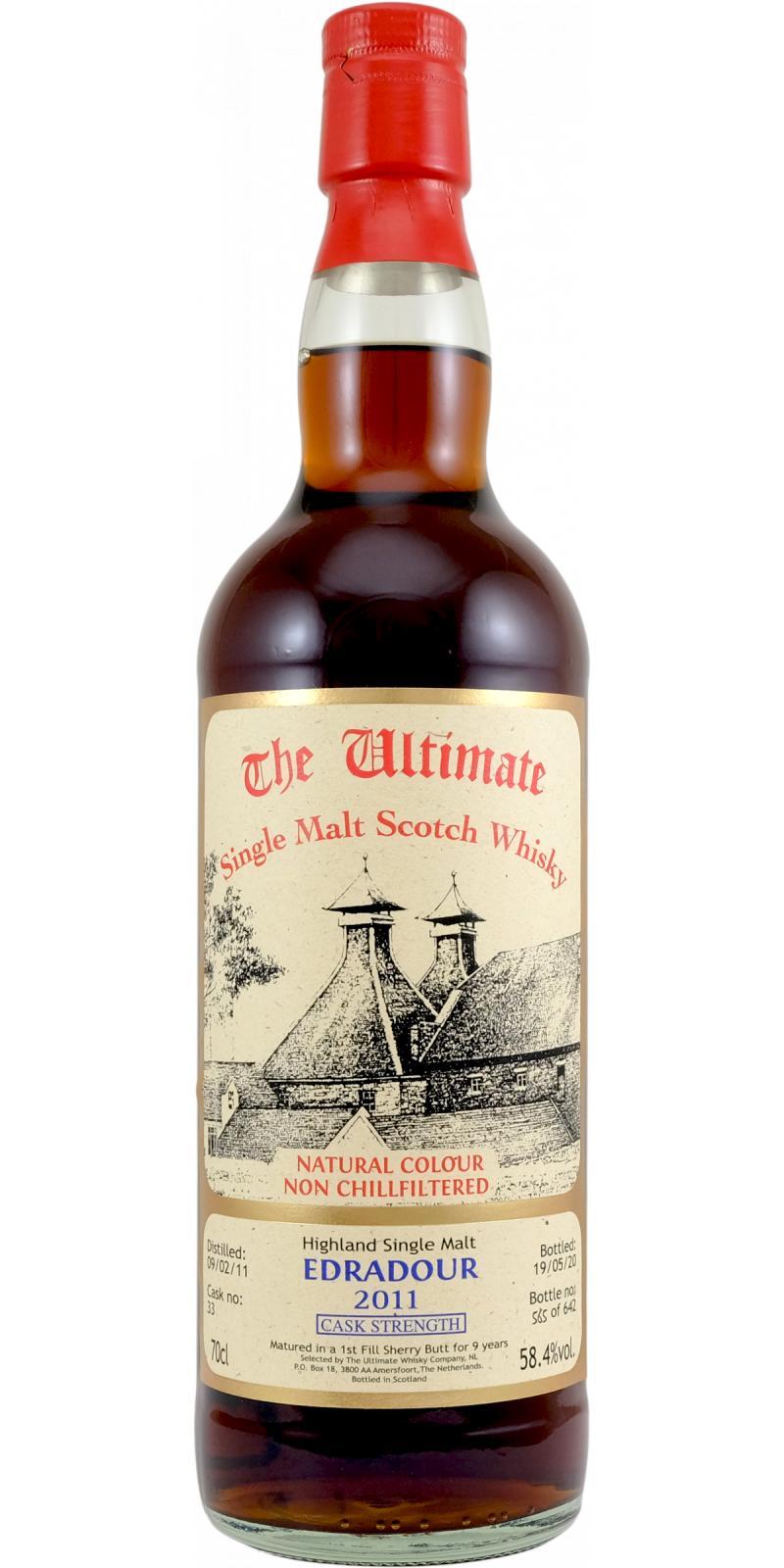 Edradour 2011 vW  The Ultimate - Cask Strength