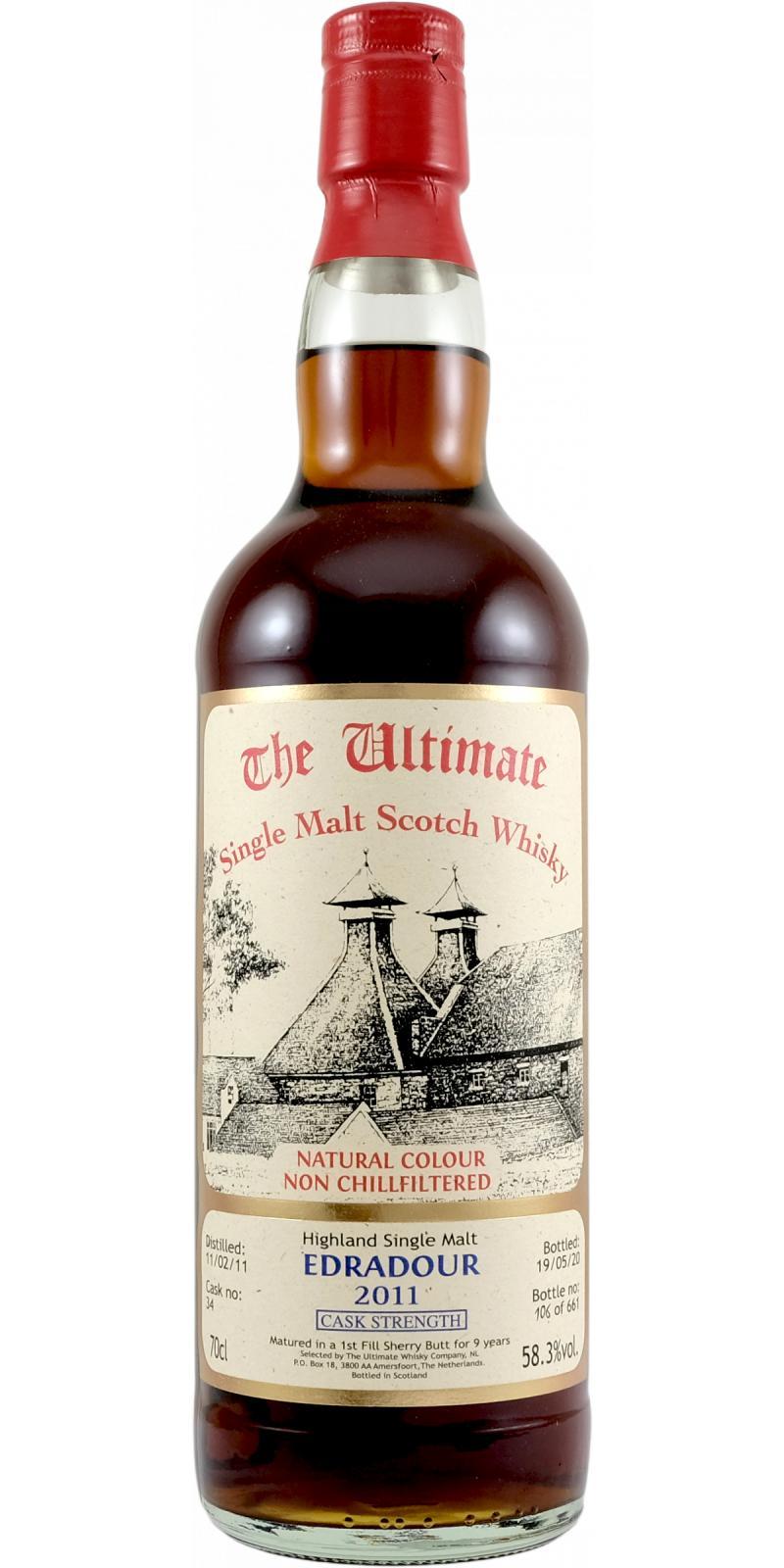 Edradour 2011 vW  The Ultimate - Cask Strength