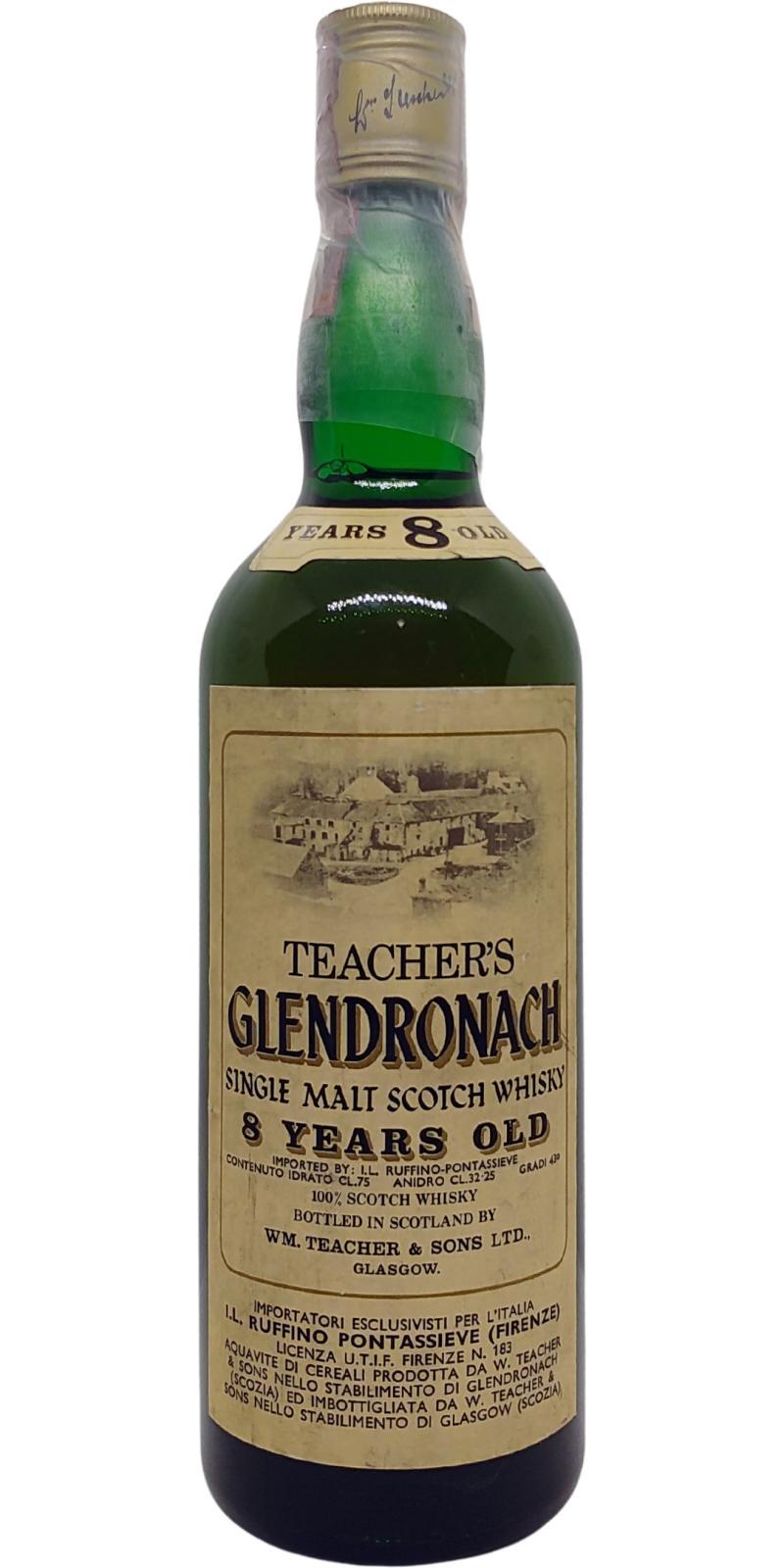 Glendronach 08-year-old  Teacher's
