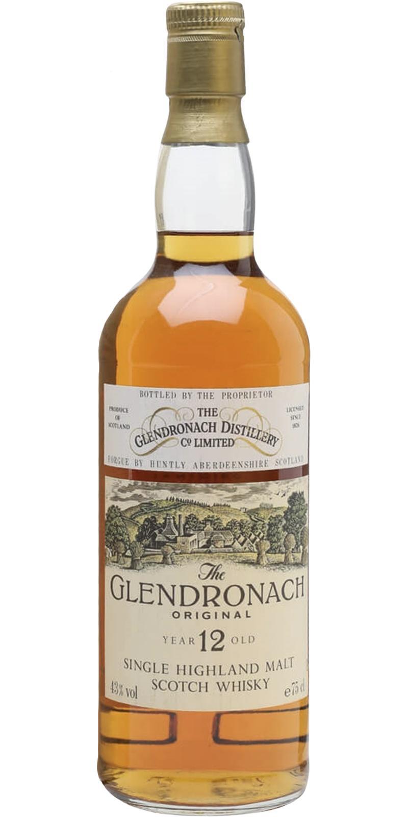Glendronach 12-year-old  Original - Single Highland Malt Scotch Whisky