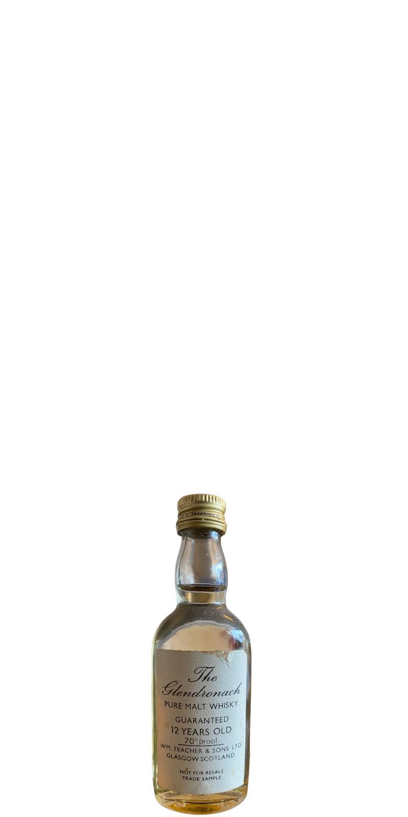 Glendronach 12-year-old  Pure Malt Whisky