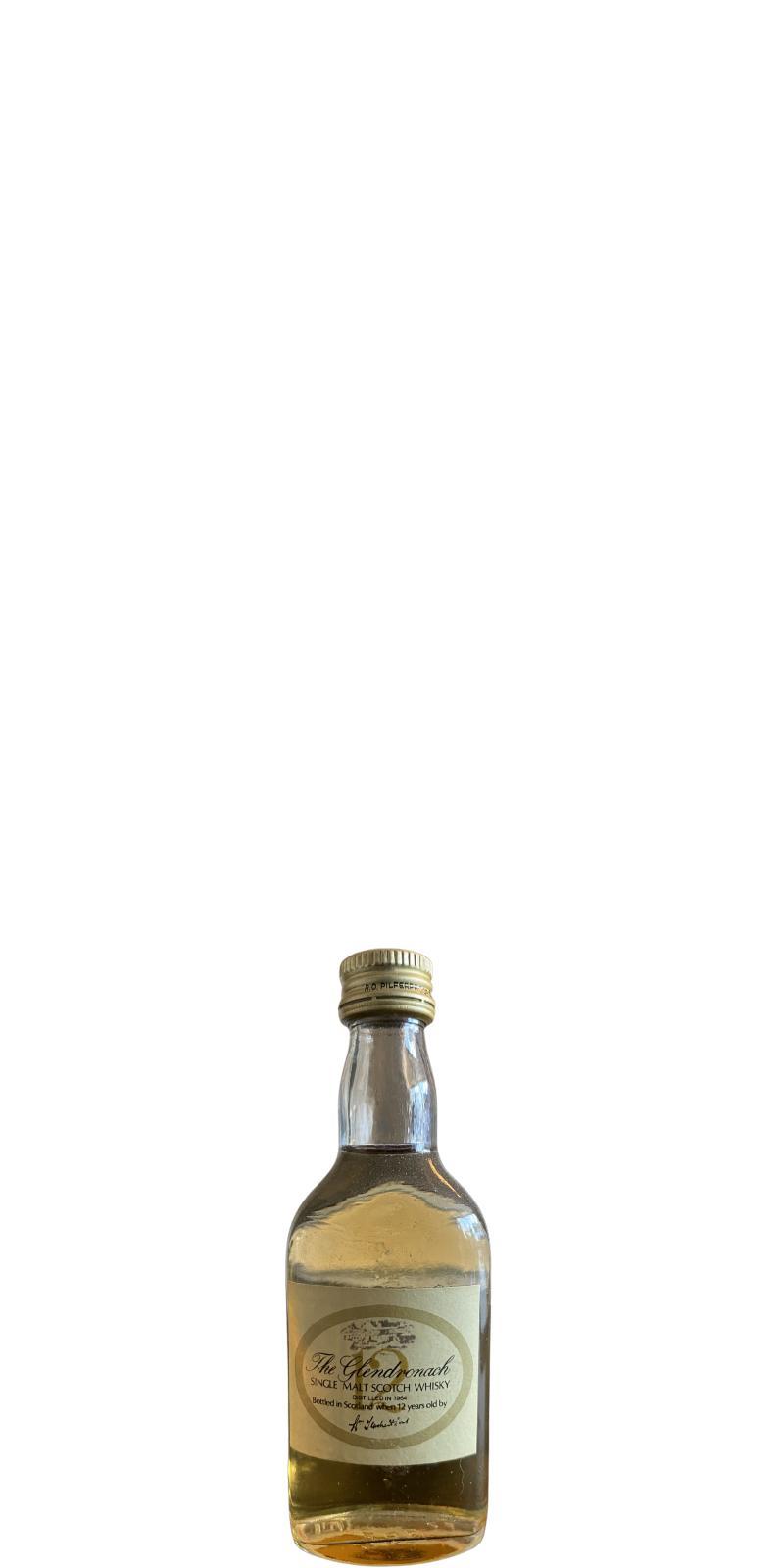 Glendronach 12-year-old  Miniature Dumpy - Teacher's