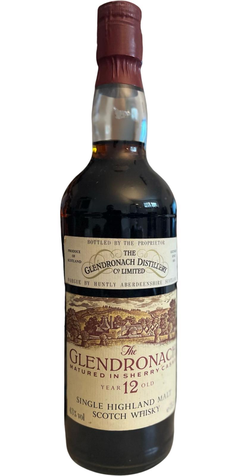 Glendronach 12-year-old  The Gordons Schools