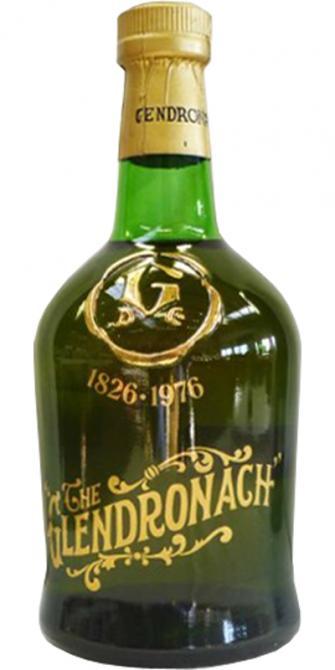 Glendronach 150th Anniversary (1826-1976)  Dumpy Green Bottle