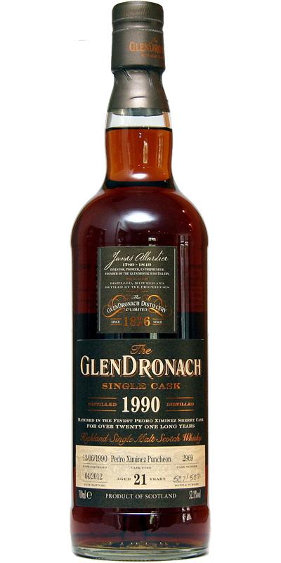 Glendronach 1990  Single Cask